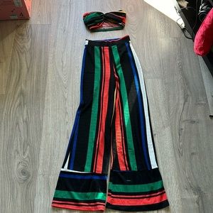 The cutest Wide leg pant set!